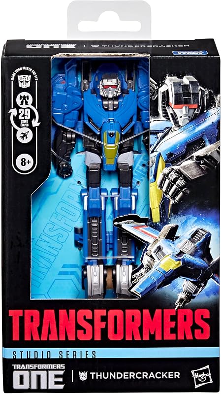 Studio Series, One, Thundercracker Clase de Lujo, Figura Convertible de 13 cm, Juguetes Robots para niños a Partir de 8 años — foto 5 de 6