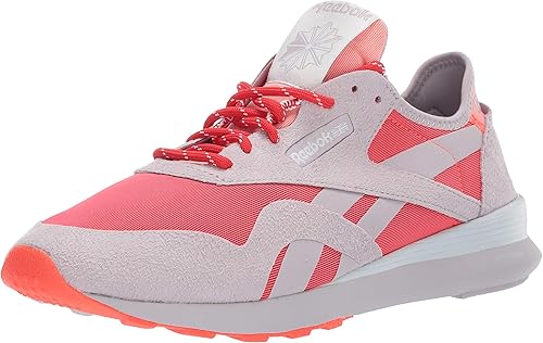 red nylon reebok classics