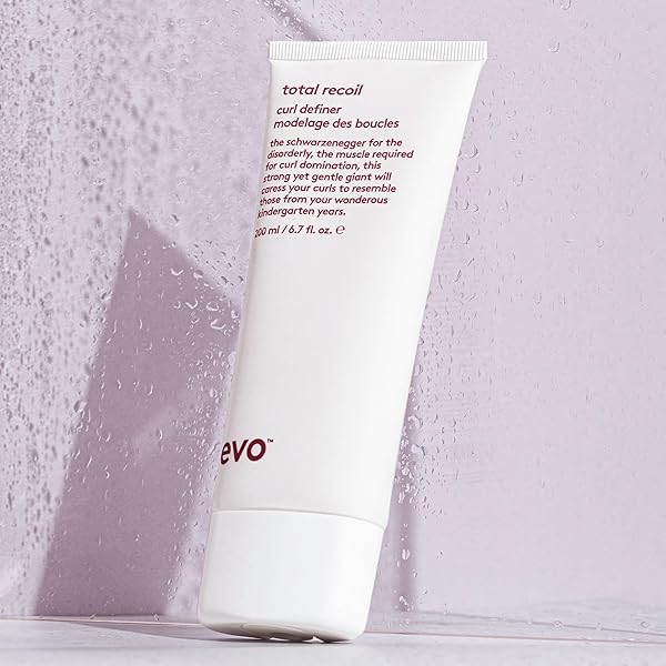 EVO TOTAL RECOIL CURL DEFINER – FULL SIZE STRONG HOLD DEFINER TO ACTIVATE SHAPE FOR A POLISHED, SOFT, FRIZZ FREE FINISH – 6.7FL.OZ