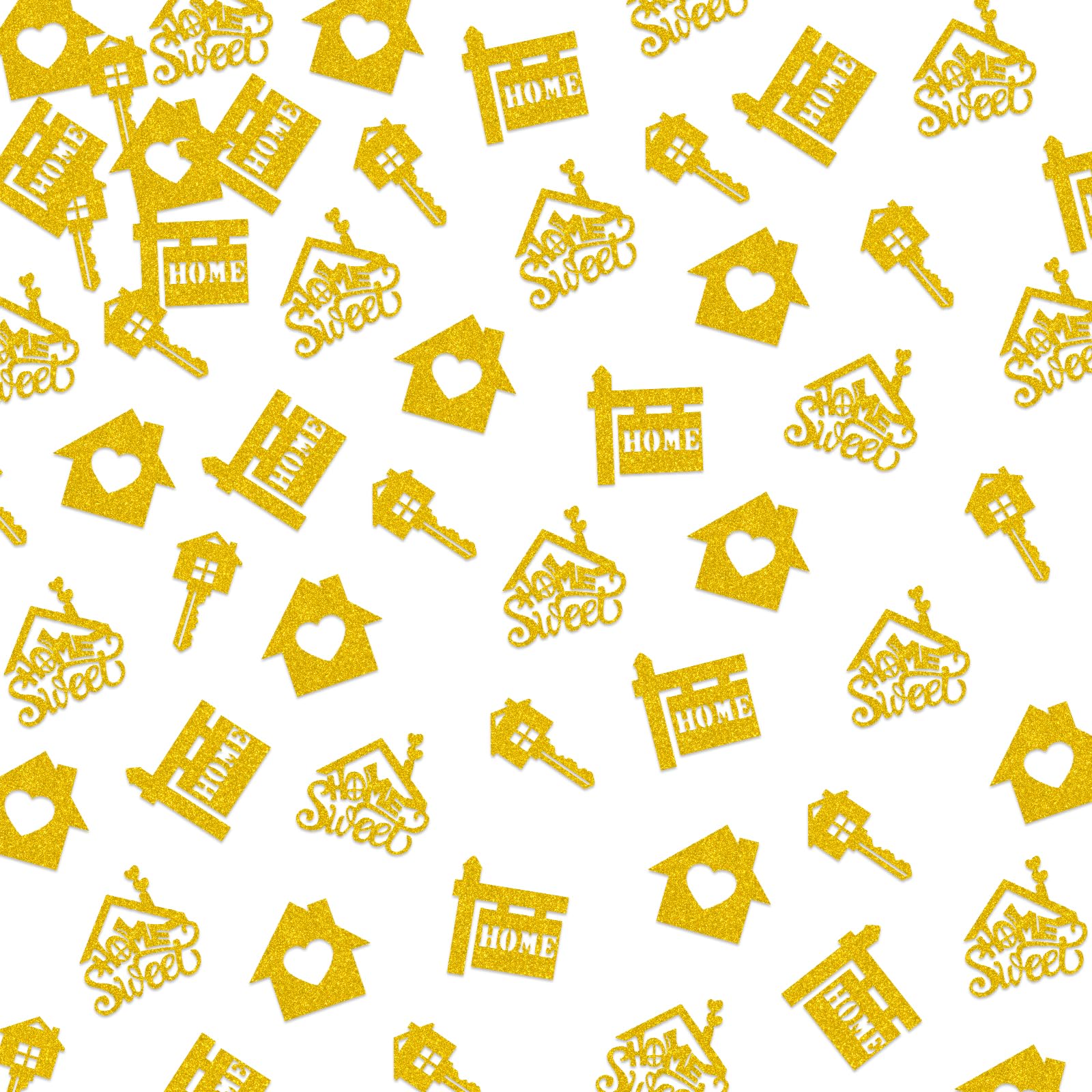 Photo 1 of 150Pcs Housewarming Party Decorations, Home Sweet Home Key House Confetti for New Homes Decoration Welcome Home House Warming Wedding Party Supplies