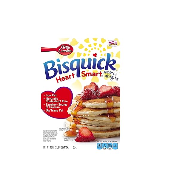 BISQUICK PANCAKE AND BAKING MIX REDUCED FAT, 40-OUNCE...