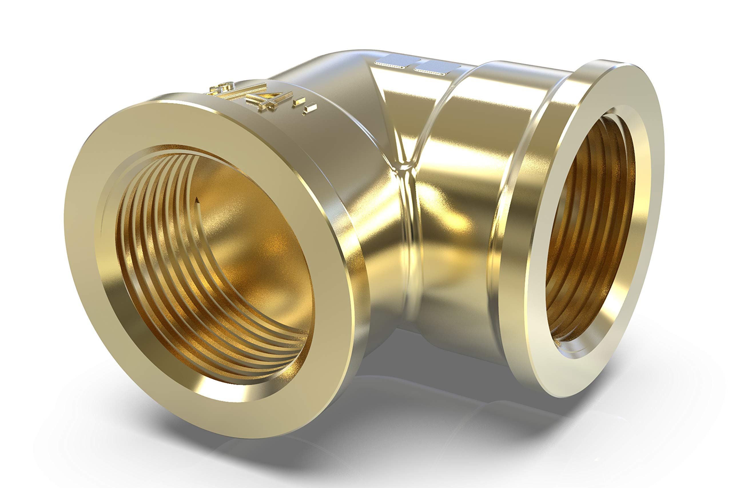 ABA Beul 15058.001.2 Angle 90° Female Thread Brass Plumbing Fitting Pipe Connector