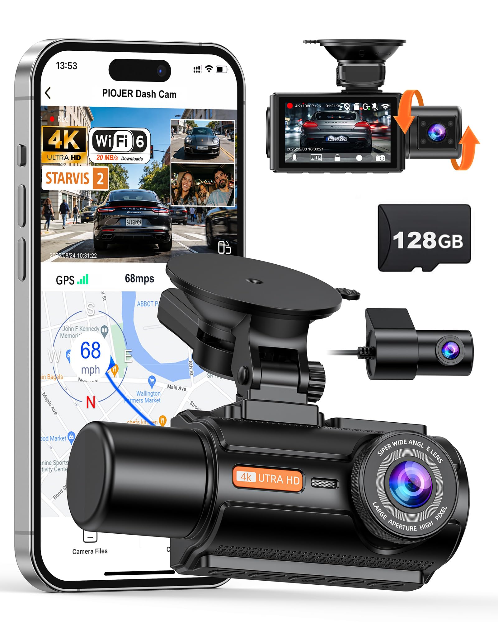 Most Proven: PIOJER 3 Channel 4K Dash Cam