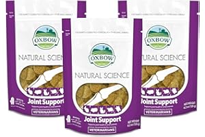 (3 Pack) OXBOW Small Animal Joint Support Hay Based Tablets 60 Count
