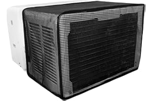 TAKTOPEAK Window AC Mesh Cover 20" W x 12.2" D x 13.4" H, U shaped Air Conditioner Cover Specially for Midea U-Shaped Window 