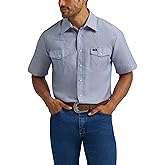 Wrangler Denim Short Sleeve Snap Shirt