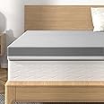 BedStory Extra Firm Mattress Topper Queen Size 2 Inch - Memory Foam Mattress Topper for Back Pain Relief - Gel & Bamboo Charcoal Infused Cooling Pad - Ergonomic Bed Topper, CertiPUR-US Certified