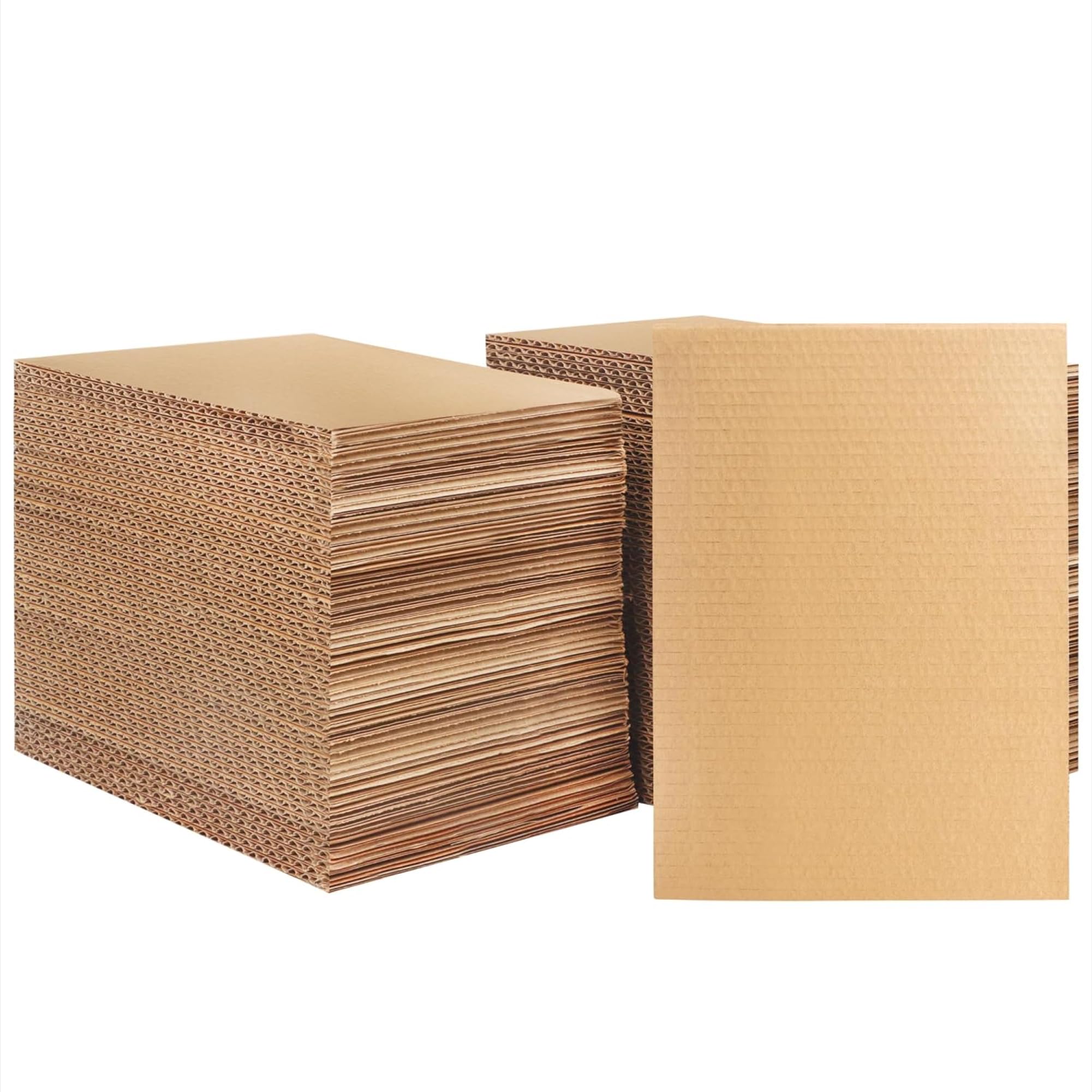 Belle Vous Large Kraft Sheets (100 Pack) – 2.8mm Thick Craft Boards for Art, DIY & Packaging