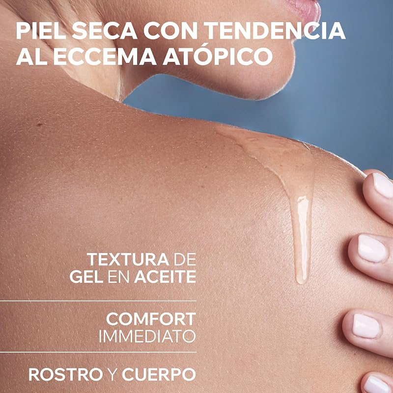 Xemose C8+ Gel de Ducha Para Piel Seca, Con Tendencia Atópica - Calma Para un Confort Duradero - Gel en Aceite Espumoso, Suave y Nutritivo - Cara y Cuerpo - Sin Perfume y Jabón - pH Fisiológico — foto 3 de 8