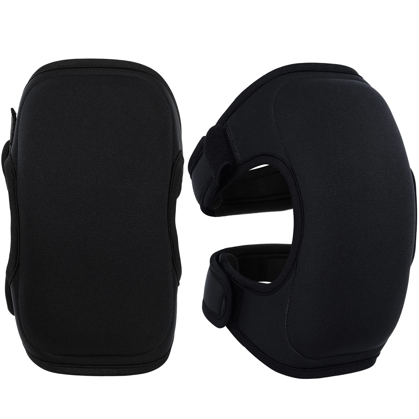 PLIKSUVER Gardening Knee Pads- 30MM Ultra Thick Knee Pads Soft Memory Foam Knee Cushions for Gardening, Cleaning, 1 pair (Black)