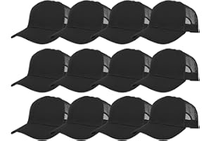 Gelante Mesh Trucker Hat Baseball Cap Structured Front Panel Wholesale LOT 12 Pack