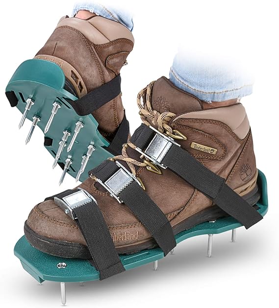 Rasenbelüfter Spike Schuhe – Für effektiv Rasen erdelüftung – wird mit