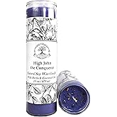 High John The Conqueror 7 Day Soy Spell Candle (Fixed) | Power, Money, Luck & Prosperity Rituals | Wiccan, Pagan, Hoodoo, Magick Rituals & Spells