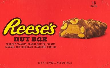 Reese's Nut Bar(Pack of 18x 47g (846g)