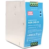 MEAN WELL NDR-240-24 240W 24VDC 10A AC/DC Industrial DIN Rail Power Supply Single Output for Industrial Applications