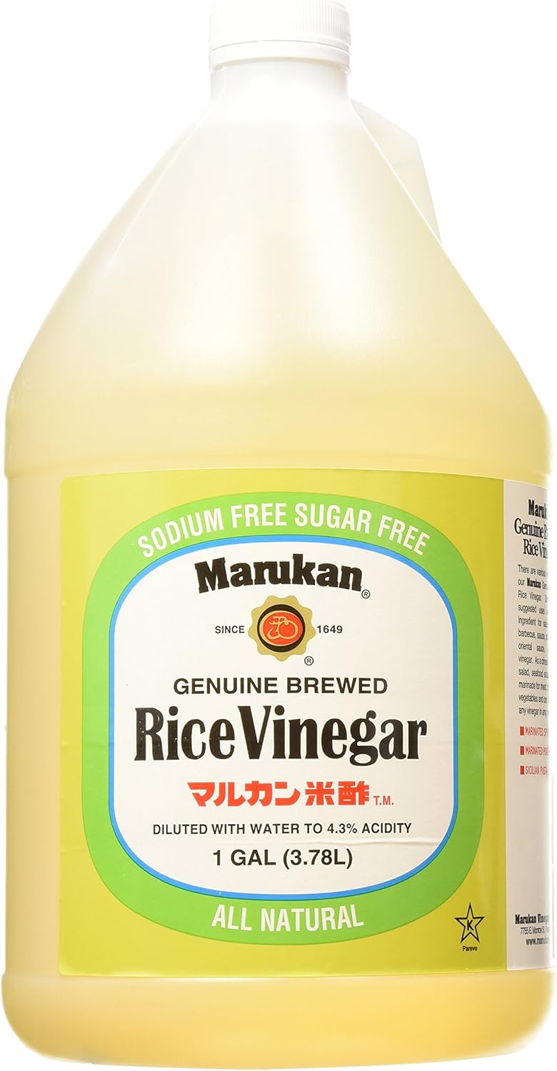 Marukan Rice Vinegar Unseasoned, 1Gallon Jars Amazon.ca Grocery