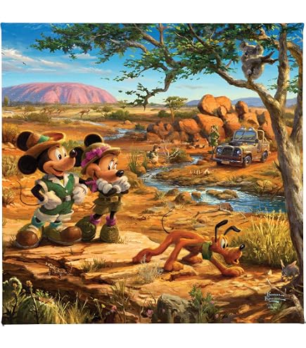 Amazon.com: Thomas Kinkade Mickey and Minnie in Italy 14