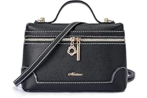 MEITRUE Crossbody Bag for Women Small Top-Handle Pouch Purse Designer Leather Shoulder Handbag Trendy