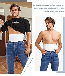 TAILONG Men Tummy Control Shorts High Waist