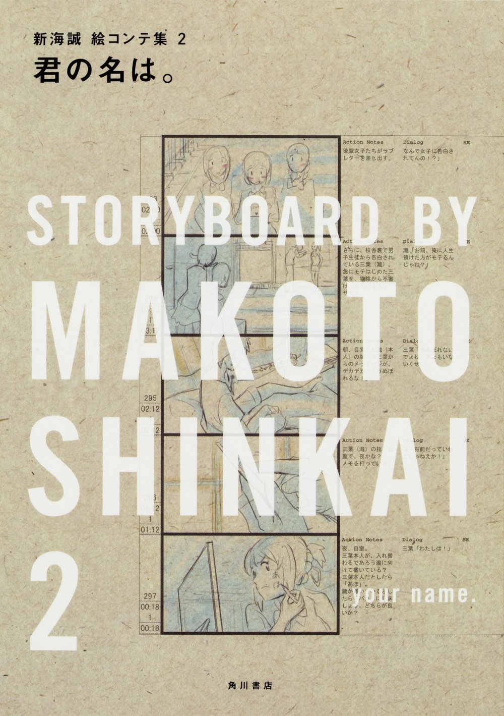 Your Name Storyboard By Makoto Shinkai 2 Makoto Shinkai