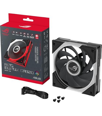 Amazon.com: ASUS TUF Gaming TR120 ARGB Reverse Blade Black Case