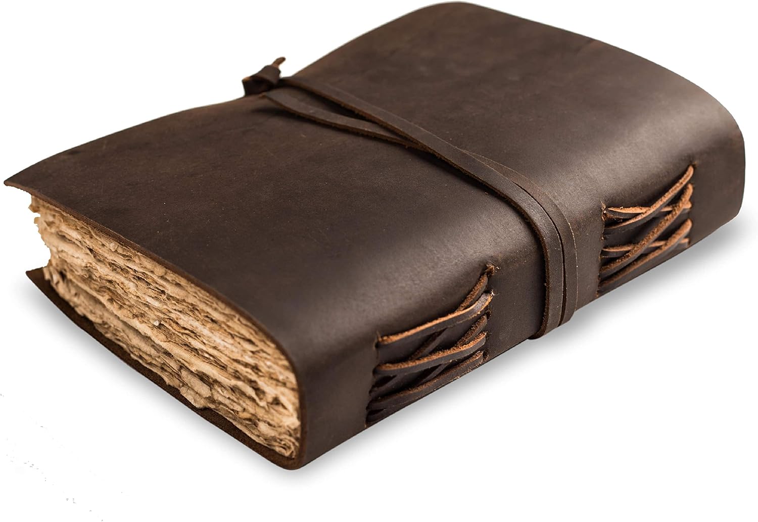 Vintage Leather Journal Leatherbound Journal Handmade