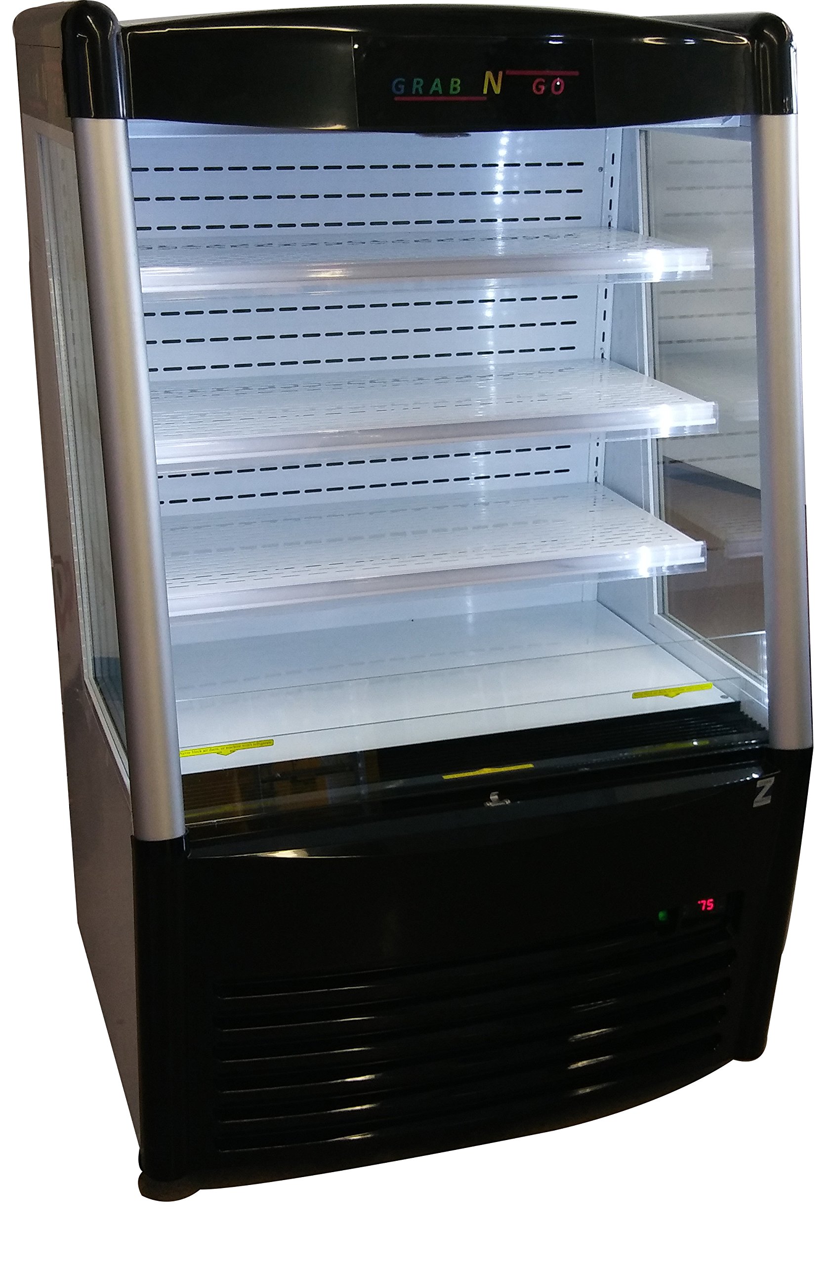 Grab-n-Go, Product Display Refrigerator with Front lid, ETL Certified, LED Light, Temperature Control, 13.77 Cubic ft, 36.22" W x 33.34" D x 59.44" H