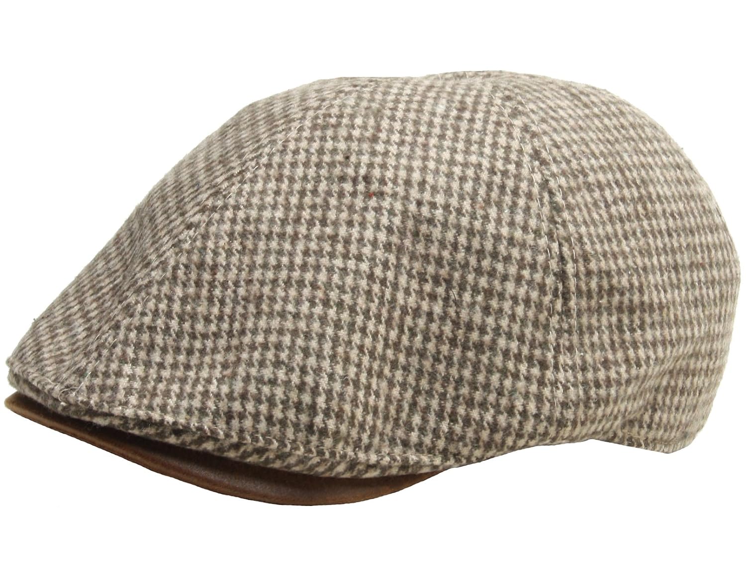 houndstooth newsboy cap