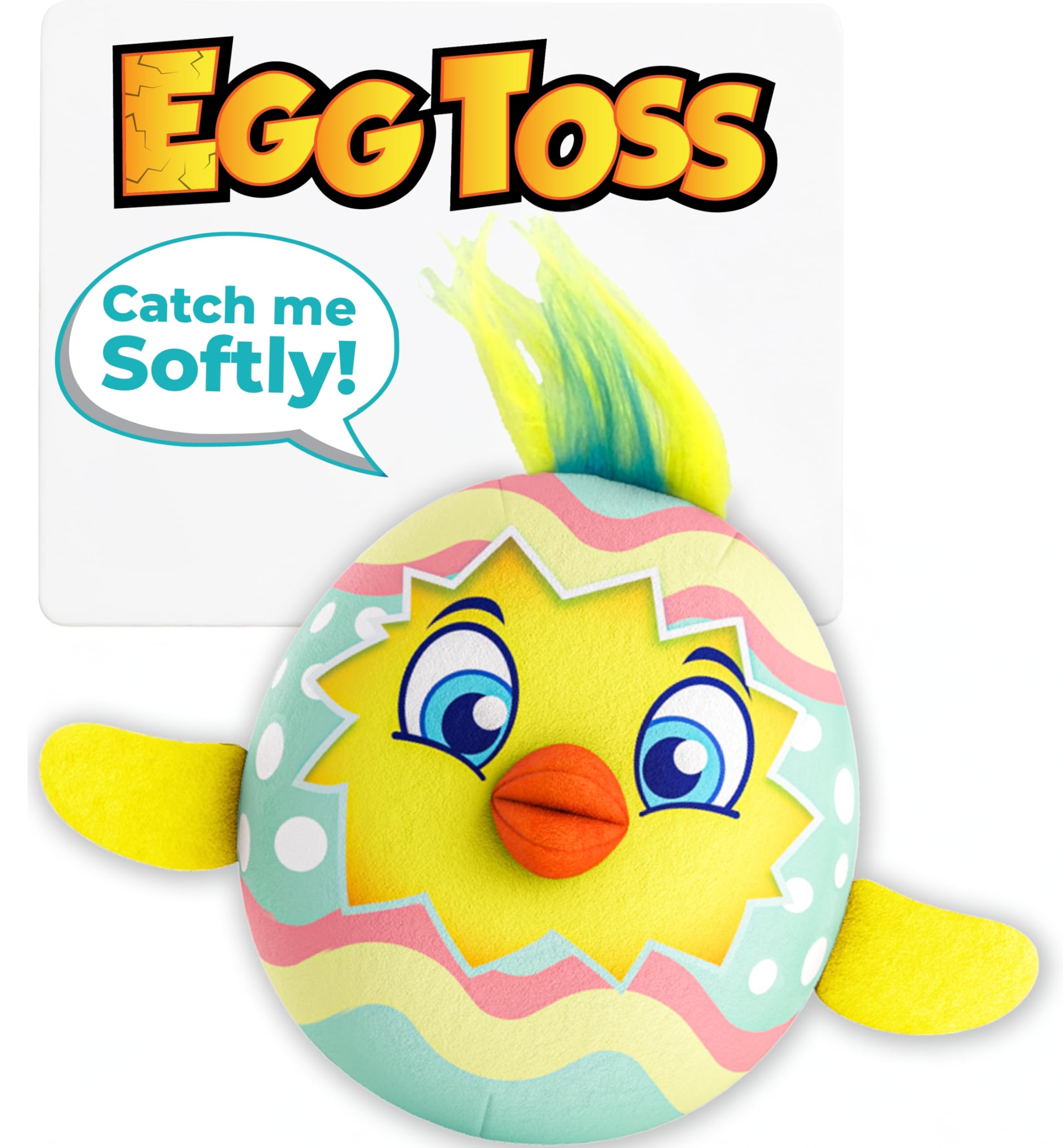Photo 1 of Move2Play, Egg Toss, Hilariously Wild and Fun Active Play Game | Easter Basket Stuffer | Easter Gift for Kids & Toddlers | Boys & Girls Ages 3, 4-8+ | Indoor/Outdoor Toy