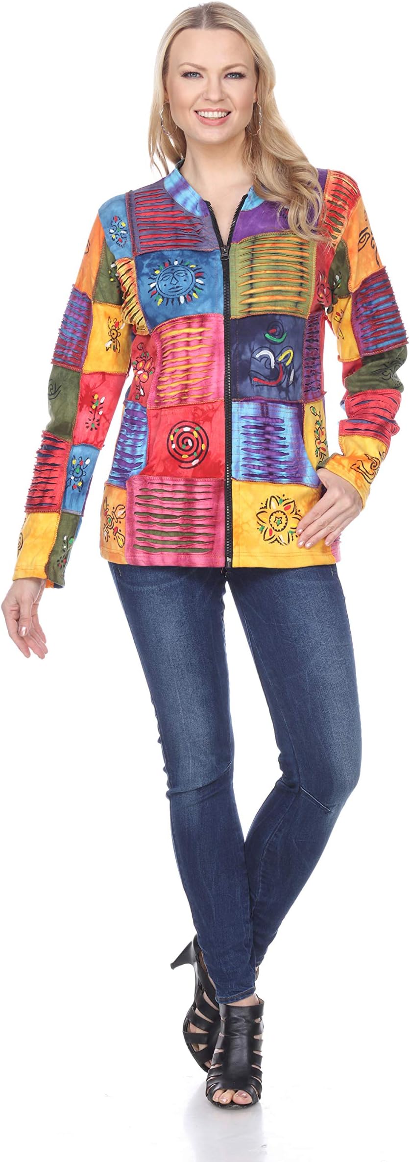 Women's Tie Die Colorful Jacket