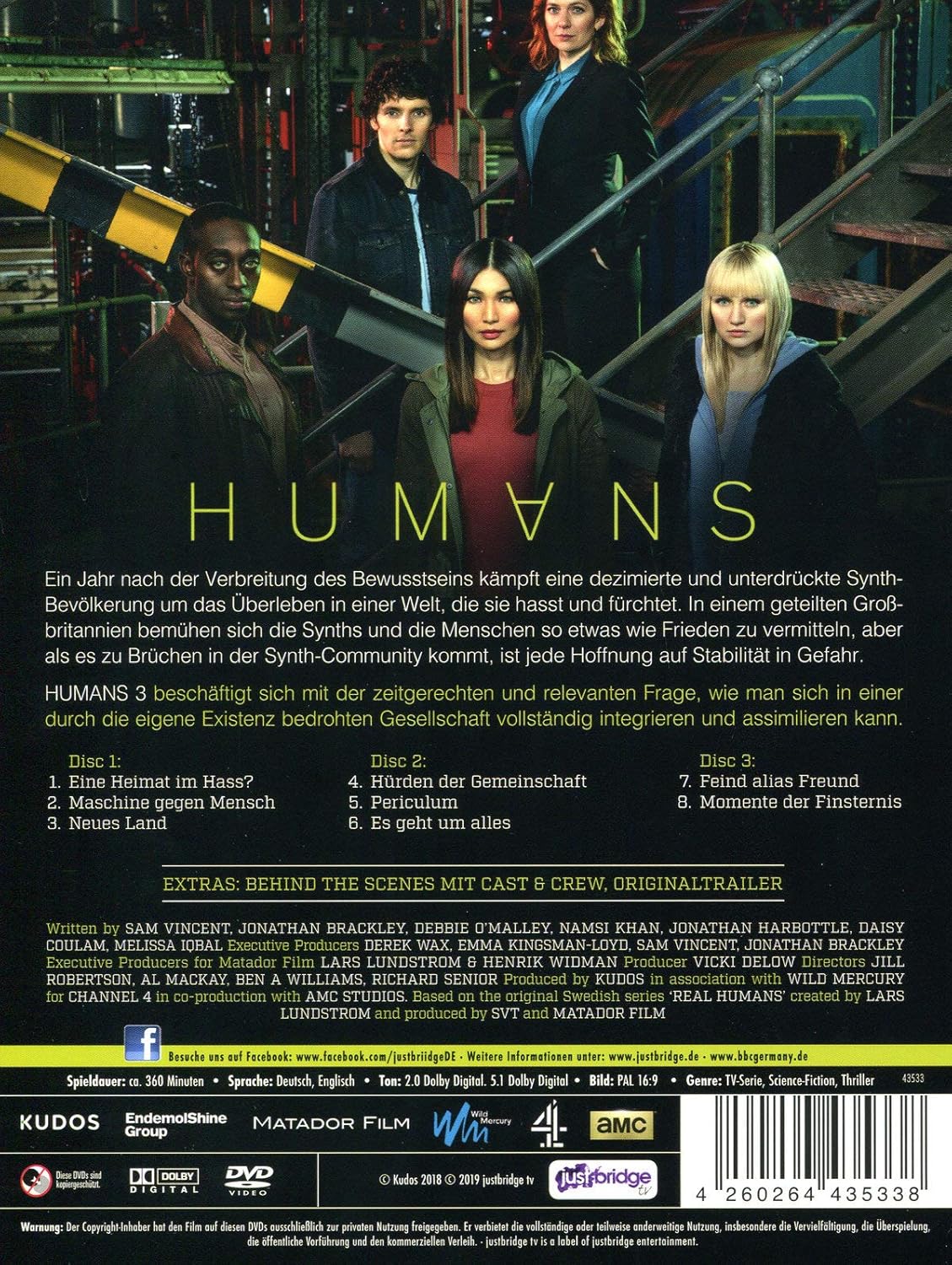 Amazon Com Humans Die Komplette 3 Staffel Movies Tv