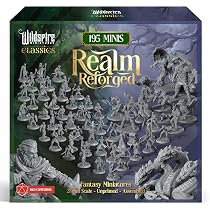 The Realm Set - Grey Version - 195 minis - Heroes, Monsters, NPC