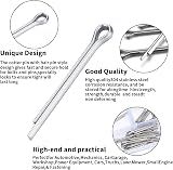 Xiaomoyu Stainless Steel Cotter Pin Assortment Set 150 Pcs R Clips Clips view 4
