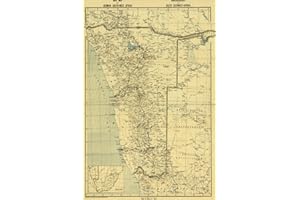 Namibia Map Journal: Vintage Map Notebook