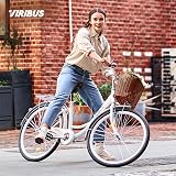 Viribus Vintage Ladies Bike 26 Inch Dutch Style City Bicycle with Basket view 8
