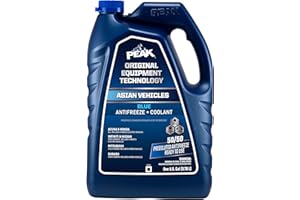 PEAK OET Extended Life Blue 50/50 Prediluted Antifreeze/Coolant for Asian Vehicles, 1 Gal.