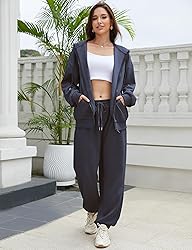 SHESHOW Womens Sweatsuits 2 Piece Set 2025 Zip up