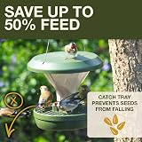Swissinno Bird Feeders Hanging Station Davos No Mess Dual Chamber view 3