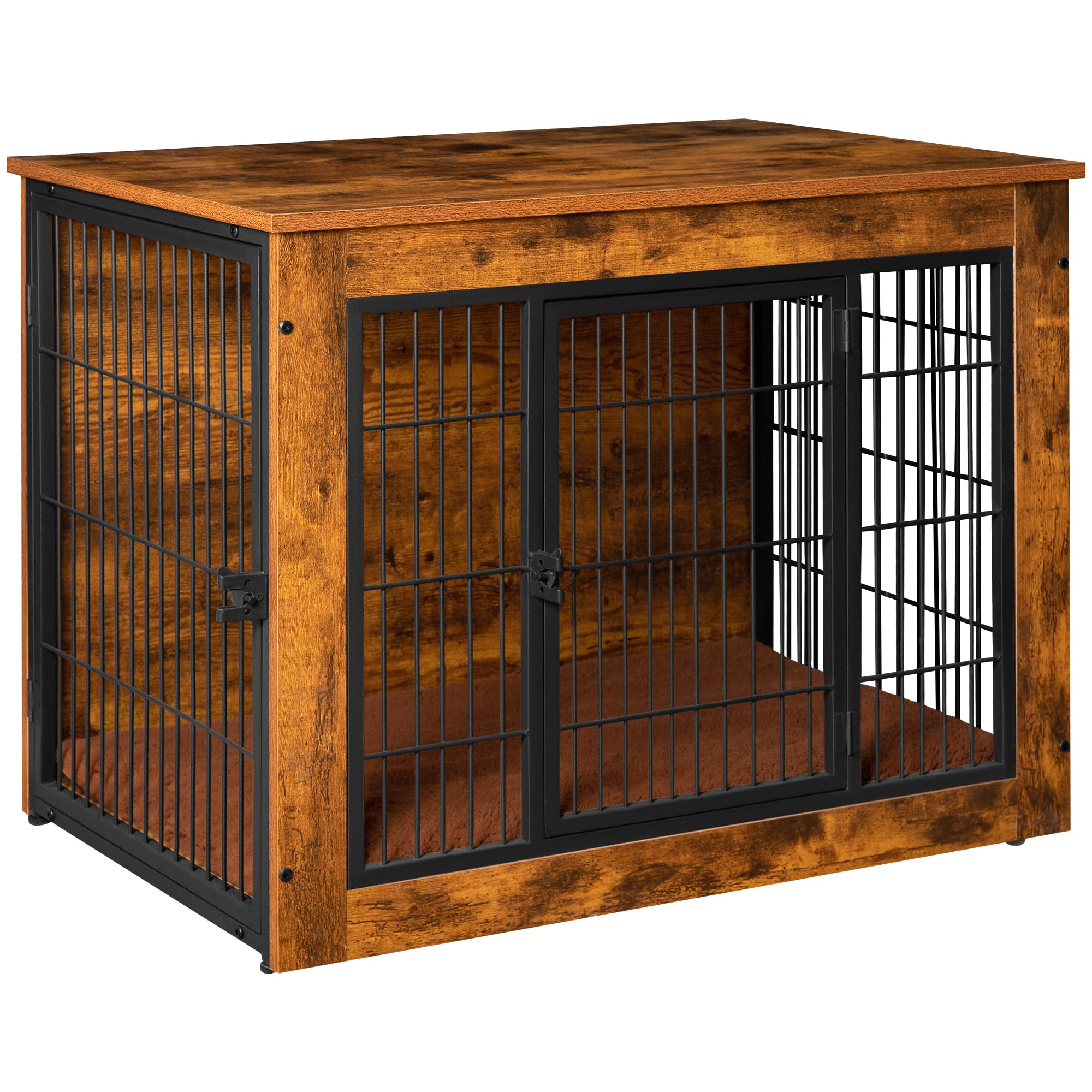 Bigrab Dog Crate Furniture with Thick Cushion, Side
