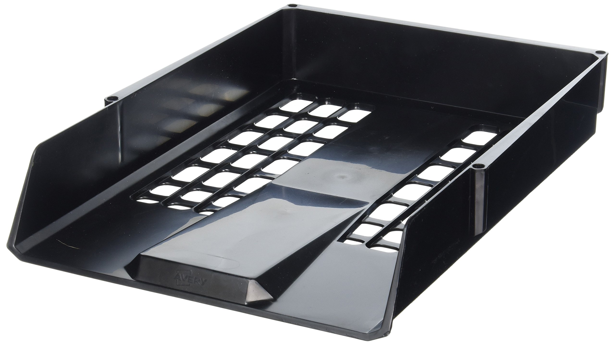 Avery 1132BLK Basics Single Letter Tray/Intray, 278 x 70 x 390 mm - Black