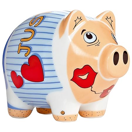 Ritzenhoff Mini Piggy Bank Money Box Porcelain Pig Zwischenraum - ritzenhoff mini piggy bank money box porcelain pig zwischenraum 1901051 amazon co uk kitchen home