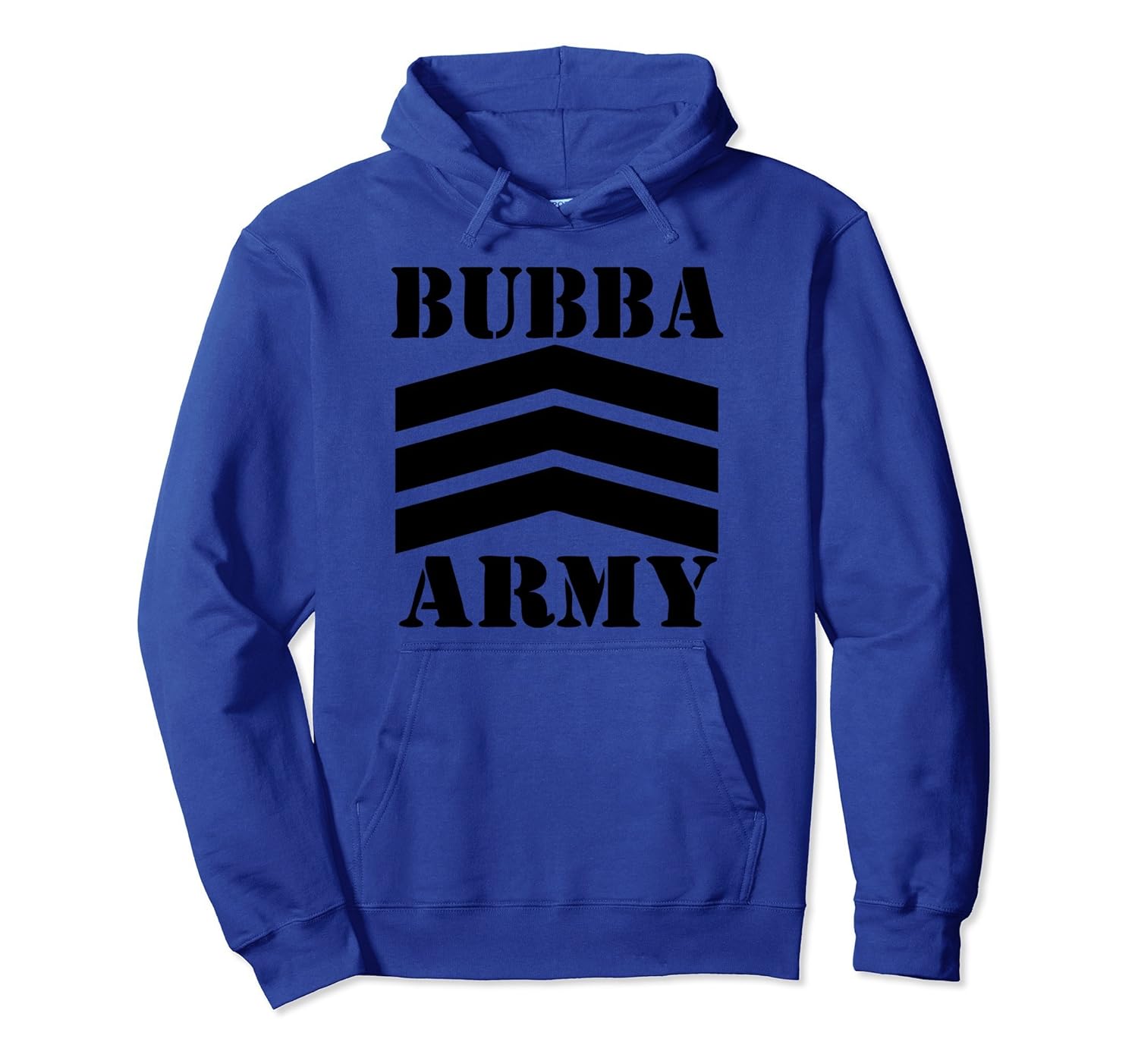 STANDARD BUBBA ARMY HOODIE (with Black Logo)- TPT