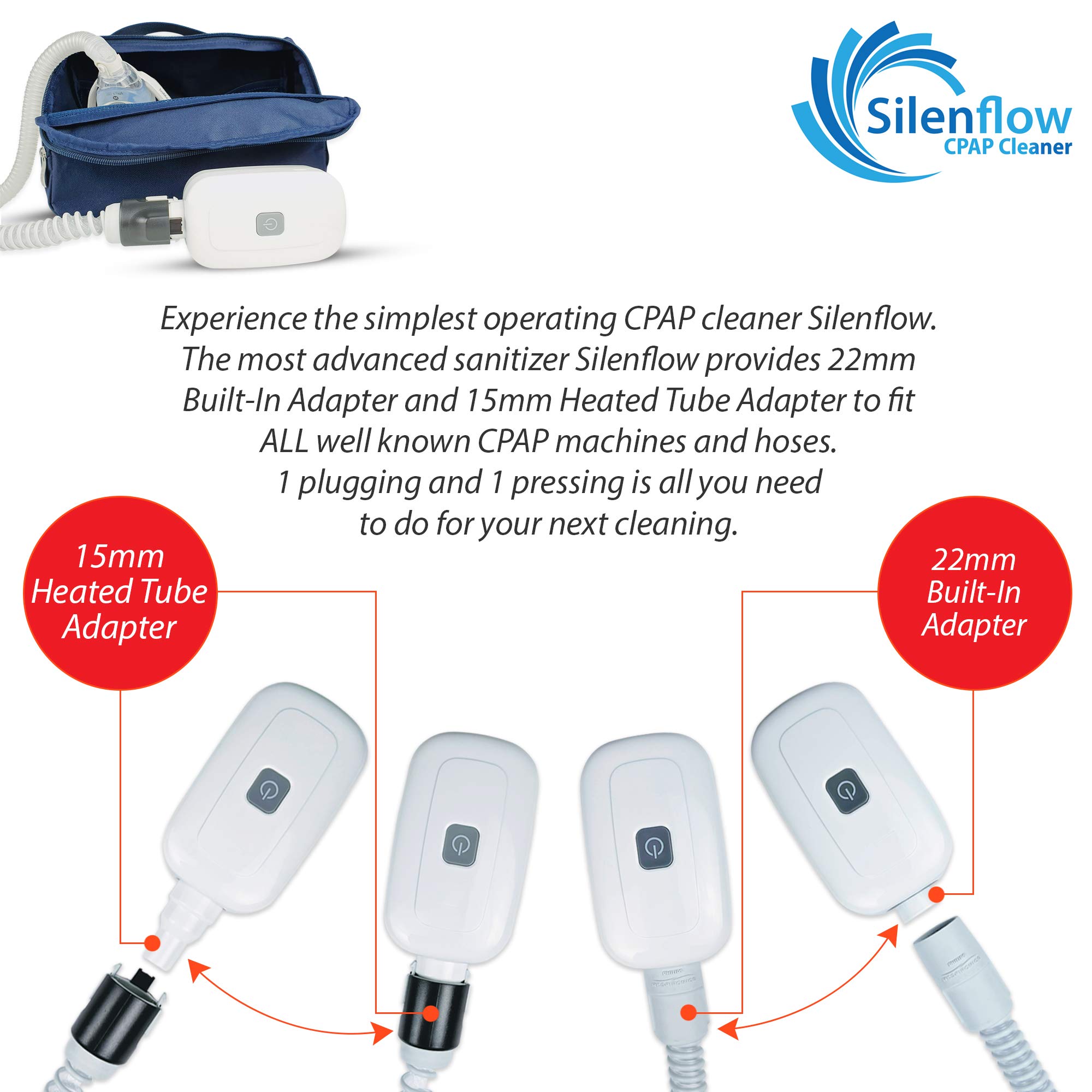 SilenFlow CPAP Cleaner Say Goodbye to Everyday Hand Washing with The