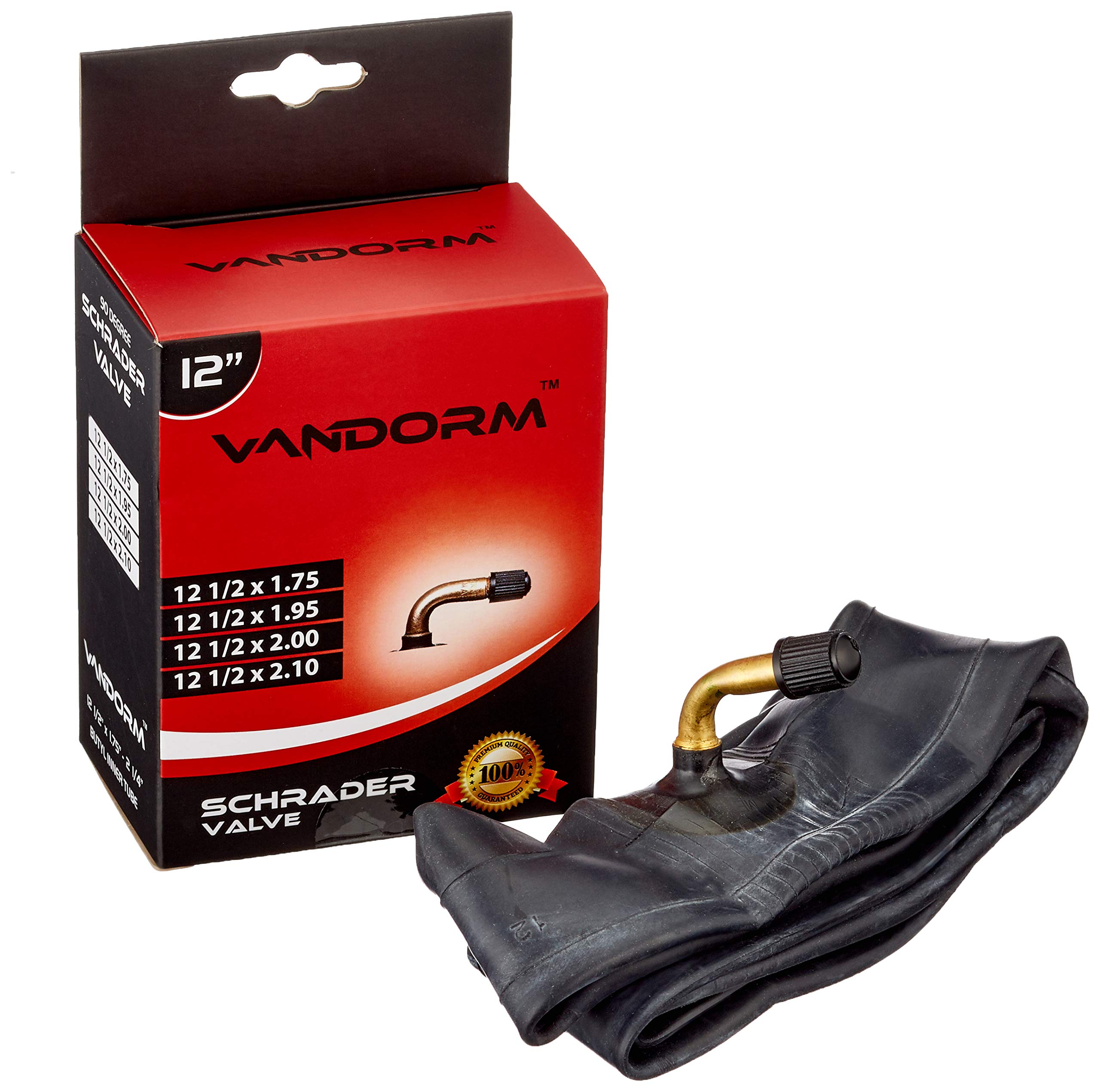 Generic Inner Tubes, Black, 12-Inch, Pack of 2