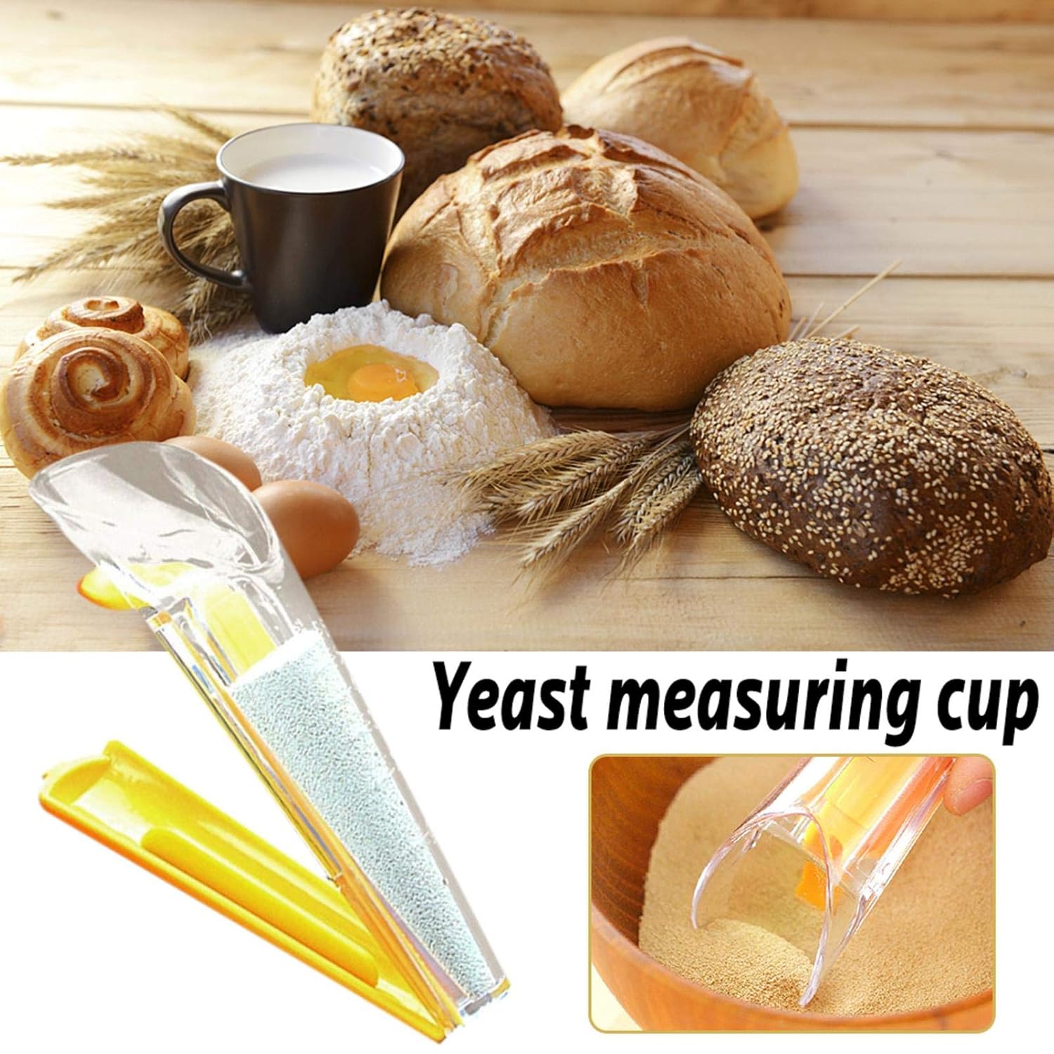 Yeast Measuring Cup,Professional Yeast Measuring Cup with a Sealing
