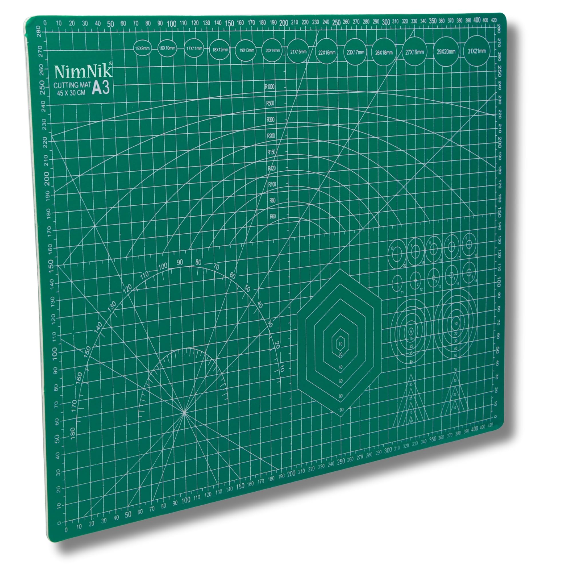 Vinyl Cutting Mats for Cricut - Vinyl Maker and Explore Cutting Machines, Sticky Non-Slip Durable Craft Mat, Replacement Accessories for Cutting Machine (StandardGripA3-1pc)