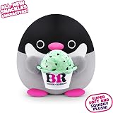 Snackles Series 2 Penguin Plush Toy 20 cm Brown Box Snack Included view 2