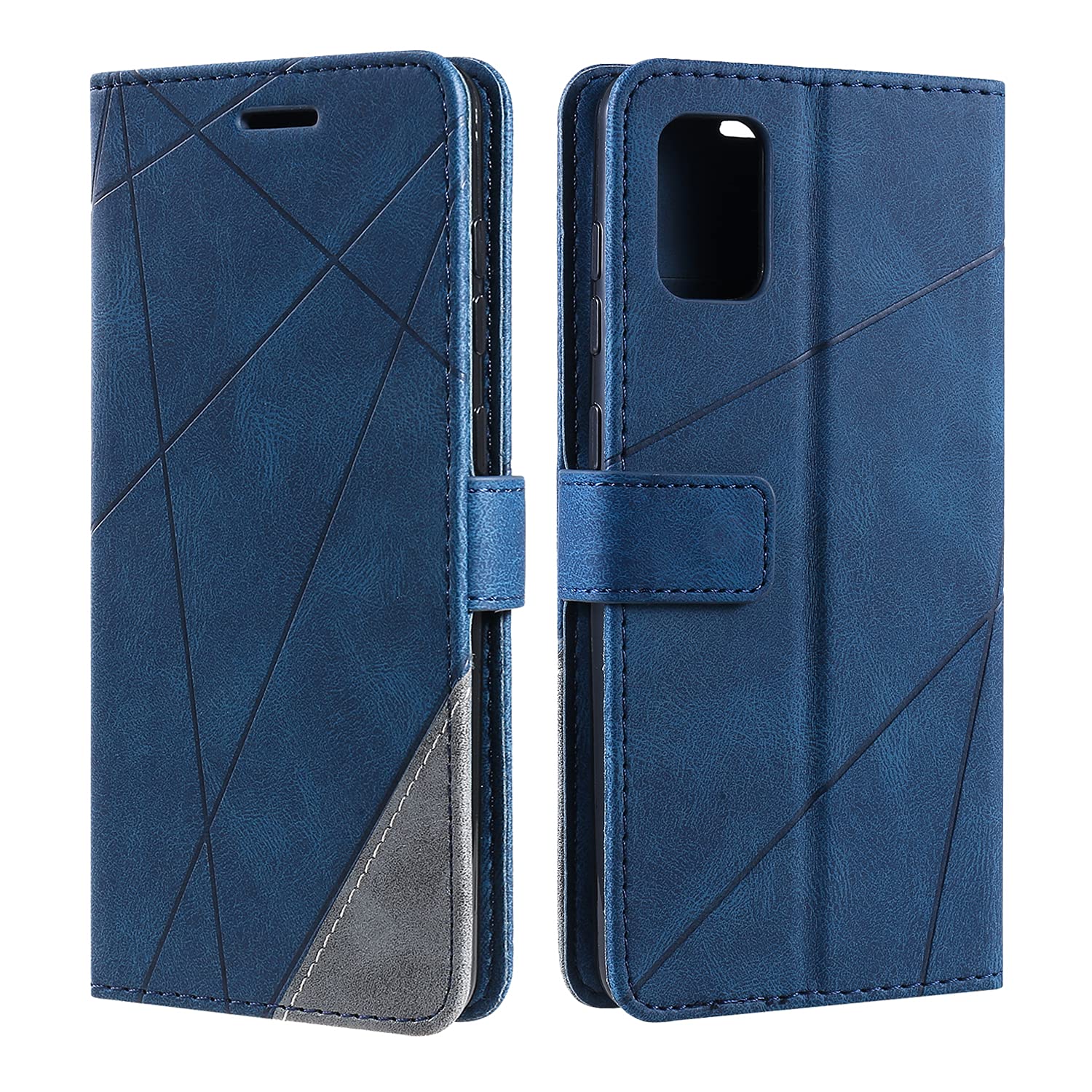 SONWO Case for Galaxy A31 Case, Premium Leather Flip Wallet Case Magnetic Closure Card Slots Kickstand Phone Case for Galaxy A31, Blue