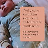 Tommee Tippee Swaddle Bag Newborn 0-3m 1.0 Tog Pink Petal Bottom Zip view 5