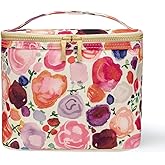 kate spade new york Insulated Lunch Tote, Small Lunch Cooler, Cute Lunch Bag for Women, Thermal Bag with Double Zipper Close and Carrying Handle, Floral